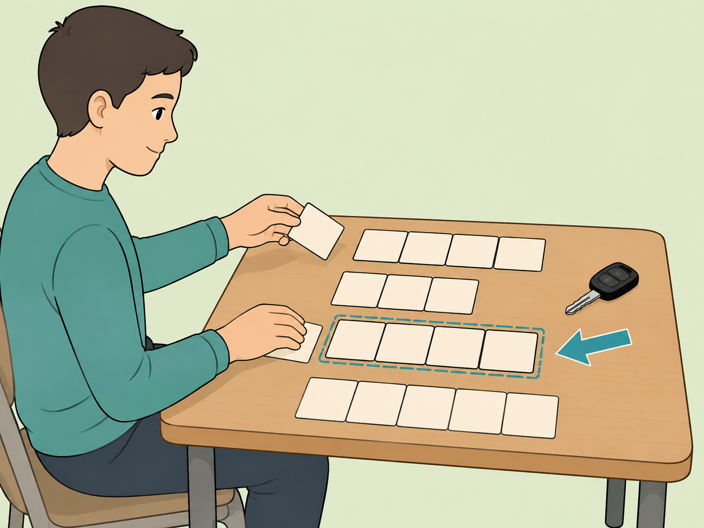 Person tests whether a license plate is a name, phrase, or reference.