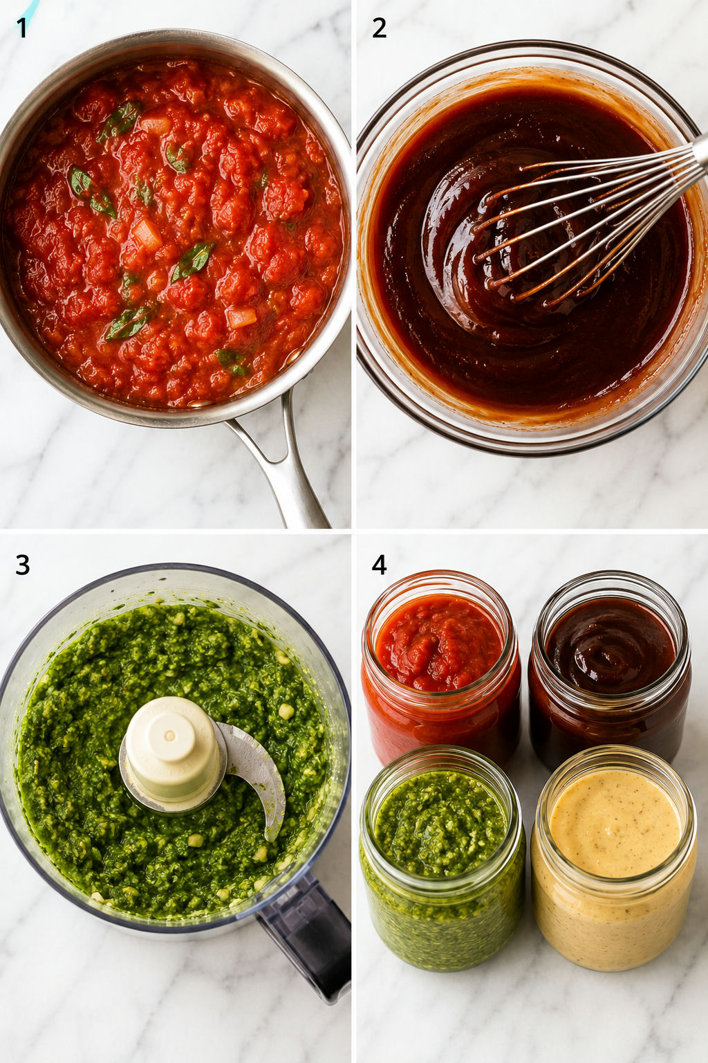 Four steps for making homemade sauces from simmering to jarring