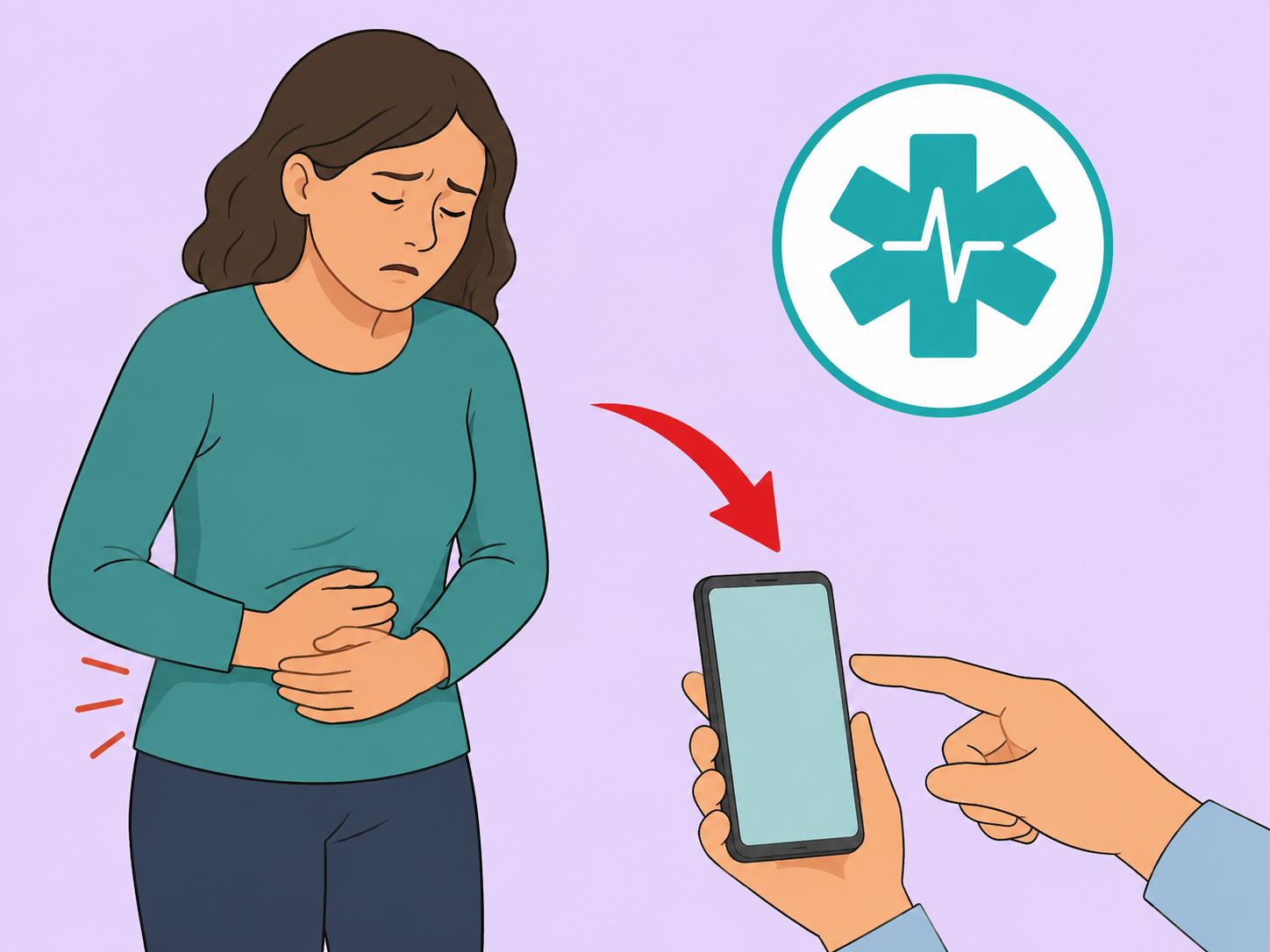 Person seeking medical help after concerning symptoms from magnesium.