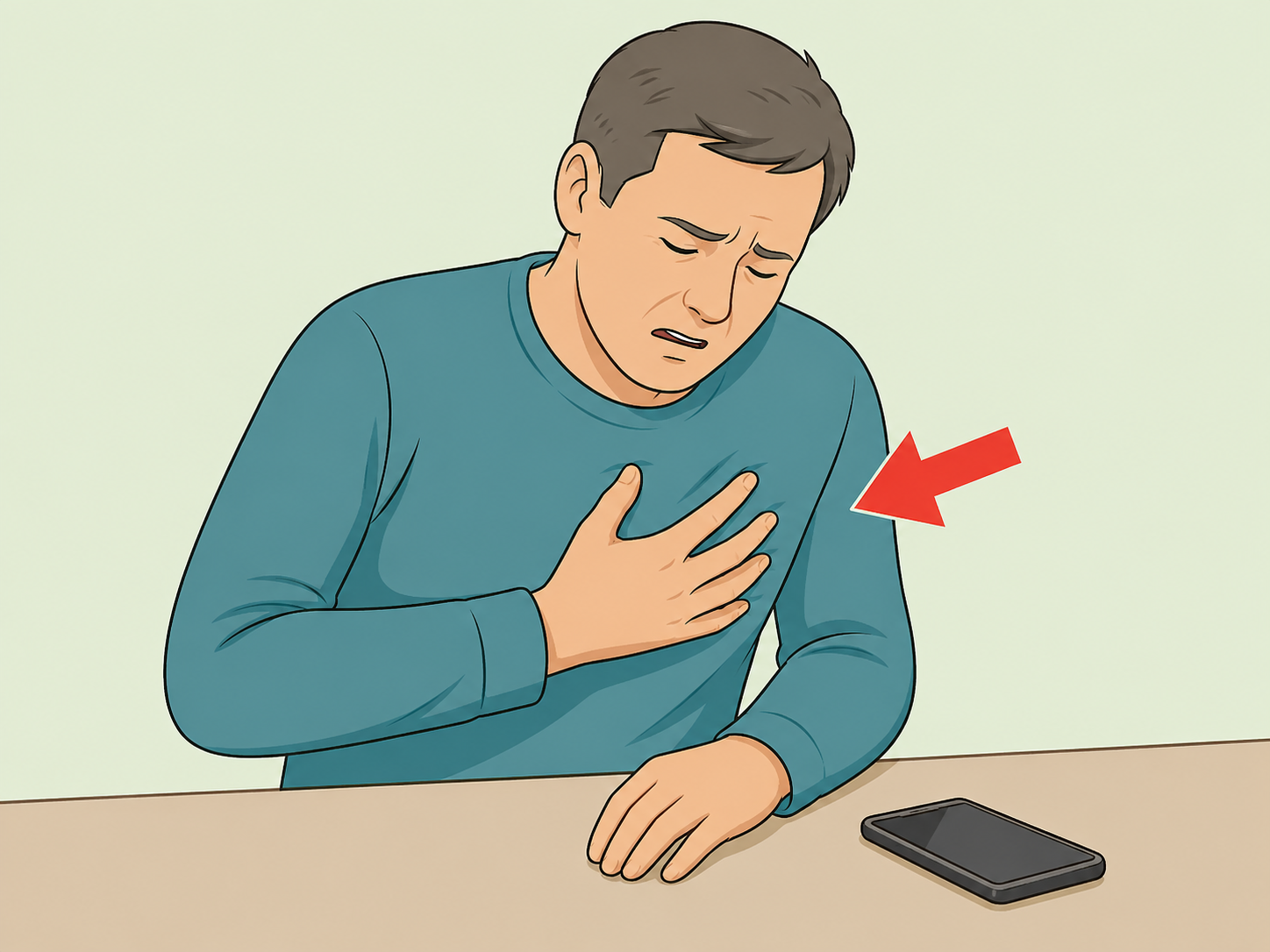 Person seeking urgent help for chest pain while taking amlodipine.