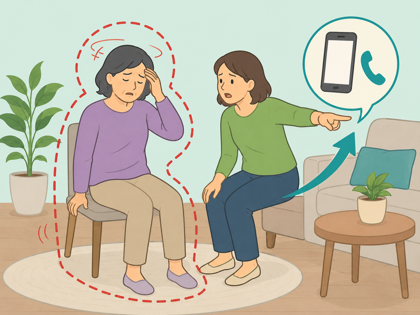 Person taking brief stroke-like symptoms seriously after they improve.