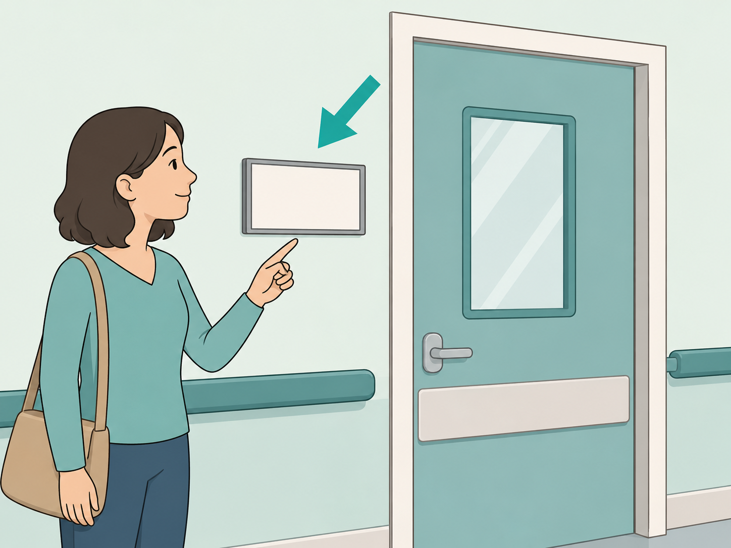 A person identifying the hospital room number as the riddle solution.