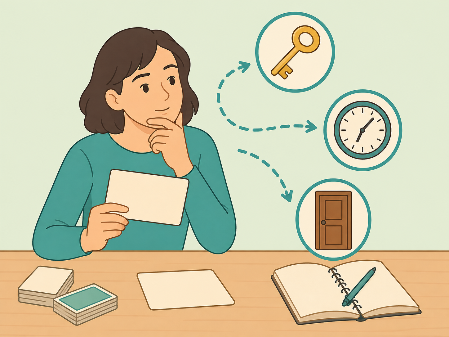 A person applying the same assumption-checking method to another riddle.