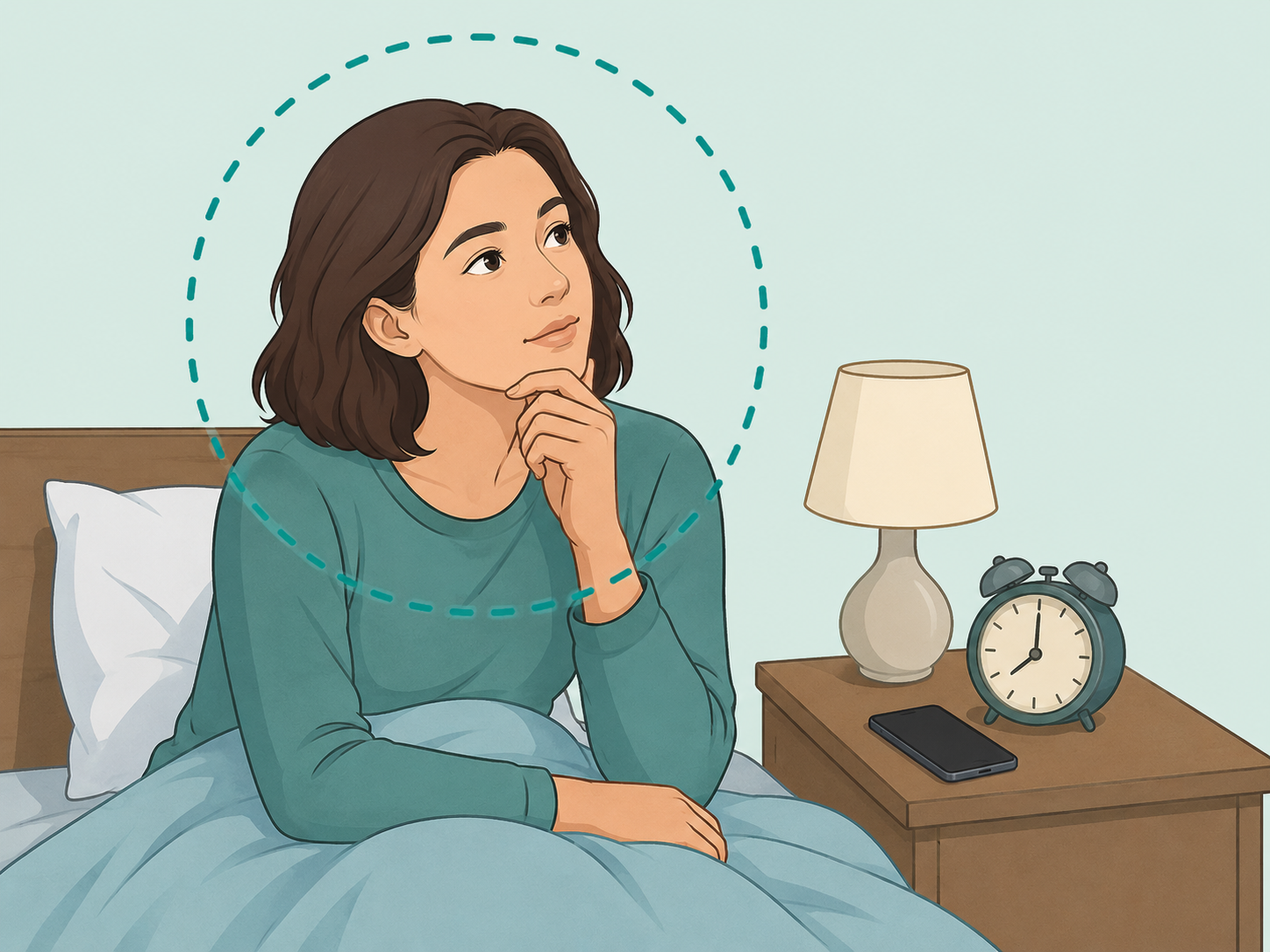 Person noticing memory, sleep, or dizziness changes.