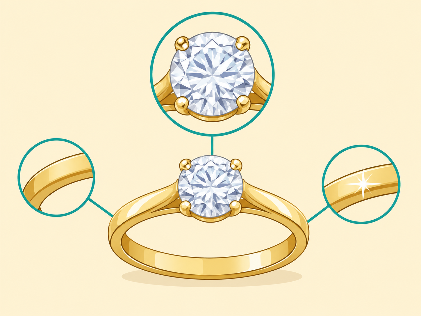 A ring detail being noticed first during the test.