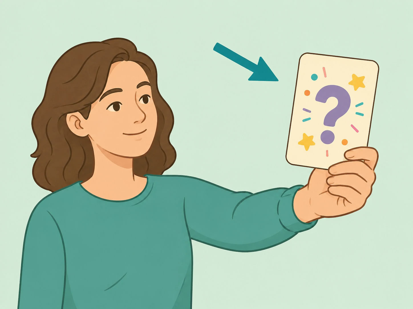 Person treating a chair personality test as casual entertainment.