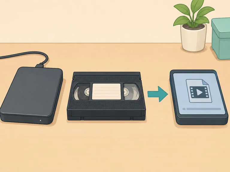 Preserving the original video and making a separate backup copy.