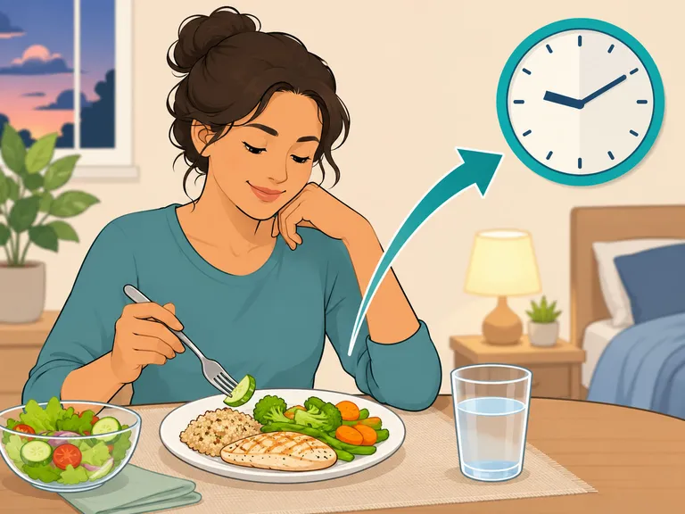 Balanced meal habits for reducing mild indigestion.